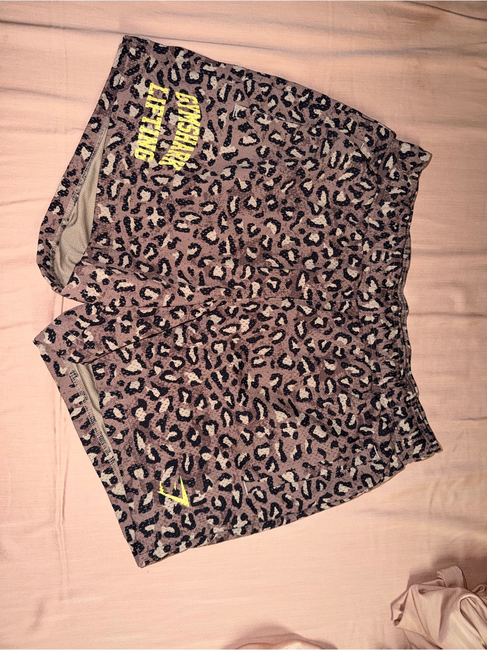 Gymshark Men’s Mesh Leopard Shorts